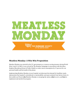 Meatless Monday: A Win