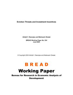 paper in PDF format - Bureau for Research and
