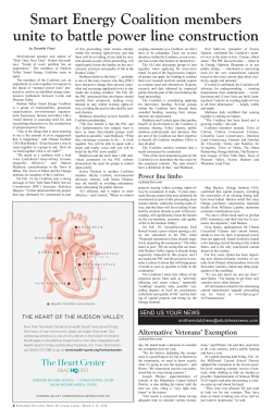 Smart Energy Coalition members unite to battle power line