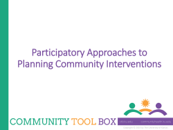 A PowerPoint presentation summarizing the major points in the