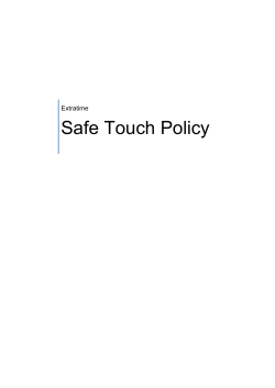 Safe Touch Policy