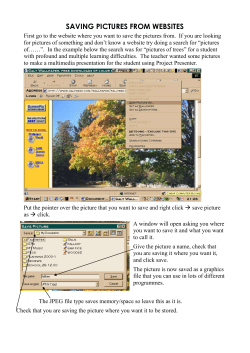 First go to the website where you want to save the pictures from