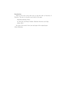 Dependent Random Choice