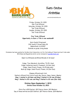 Barn Hunt Qualifying Runs