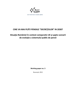 Cartea alba a pensiilor