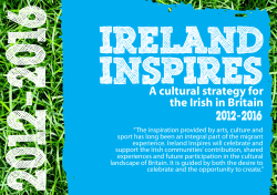 A cultural strategy for the Irish in Britain