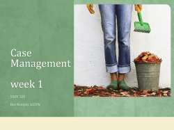 Case Management July