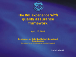 PARIS21 Task Team on Statistical Capacity Building (SCB) indicators