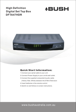 DFTA47HDR - Bush Australia