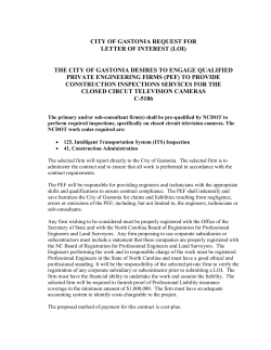 Template Request for Letters of Interest