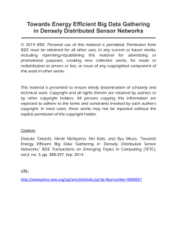 Towards Energy Efficient Big Data Gathering in Densely Distributed