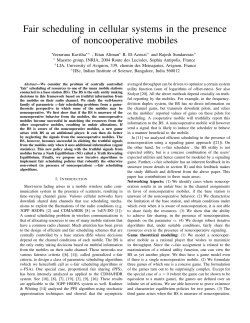 Fair scheduling in cellular systems in the presence of