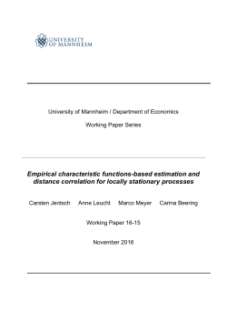 Empirical characteristic functions-based estimation and