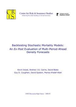 Backtesting Stochastic Mortality Models