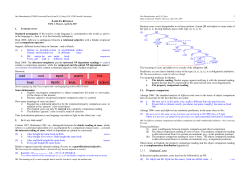 1. Standard assumption: If the word w1 in the language L1