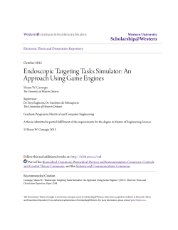 Endoscopic Targeting Tasks Simulator: An Approach Using Game