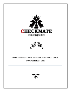 army institute of law national moot court competition