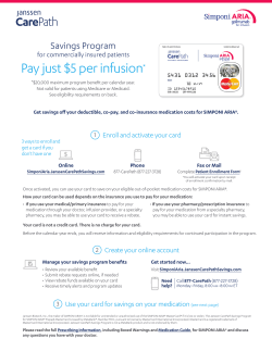 Savings Program Overview