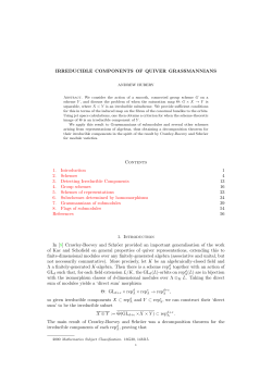 IRREDUCIBLE COMPONENTS OF QUIVER GRASSMANNIANS