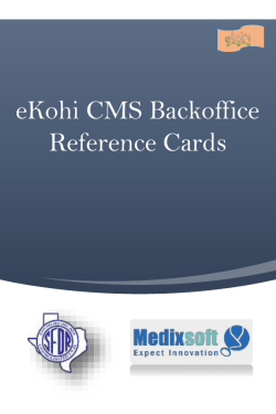 SFDR Ekohi Reference Cards