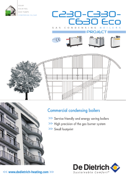 C230-C330- C630 Eco - De Dietrich heating