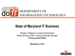 Office of Information Technology Status