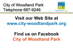 5:30 pm to 6:30 pm - City of Woodland Park