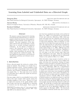 Learning from Labeled and Unlabeled Data on a Directed Graph