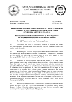 Second Standing Committee on - Inter