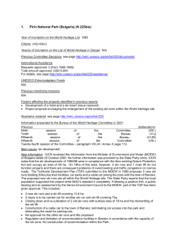 SOC - UNESCO World Heritage Centre