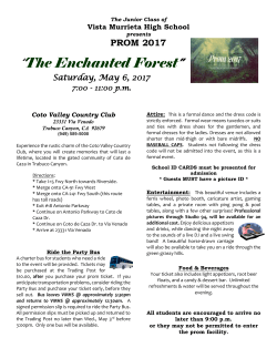 Prom 2017 newsletter link - Murrieta Valley Unified School District