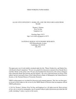 Allocative Efficiency, Mark-ups, and the Welfare Gains from Trade
