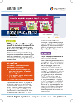 engaging hipp social strategy