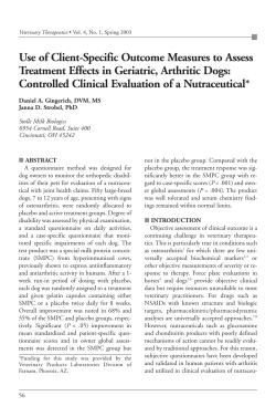 Use of Client-Specific Outcome Measures to Assess