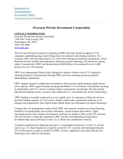 Overseas Private Investment Corporation