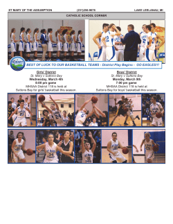 BEST OF LUCK TO OUR BASKETBALL TEAMS