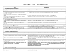 Crosswalk Marshall with AdvancED