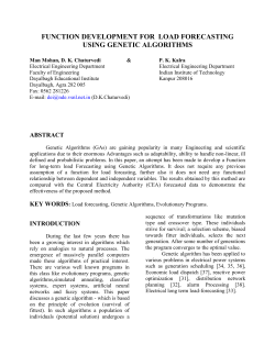 genetic algorithms