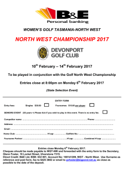 north west championship 2017