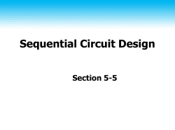 Sequential Circuits
