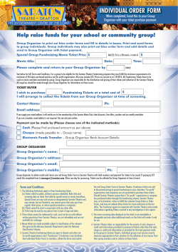 individual order form