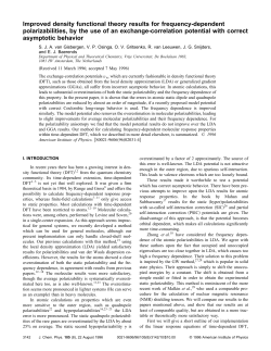 Improved density functional theory results for frequency