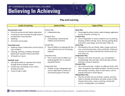 Play and Learning
