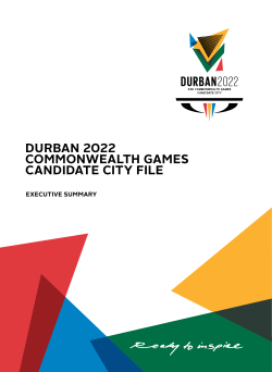 Durban 2022 Commonwealth Games CanDiDate City File