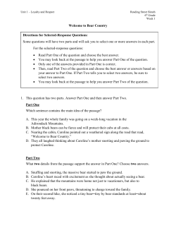 Grade 6 Selected Response (with KEY)