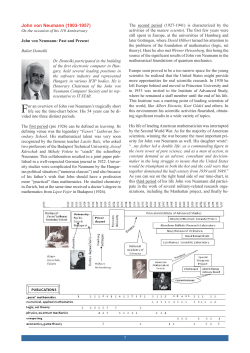 John von Neumann (1903