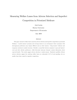 Measuring Welfare Losses from Adverse Selection and Imperfect