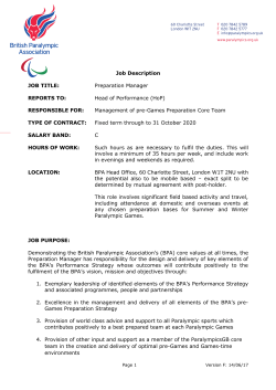 JD BPA Preparation Manager