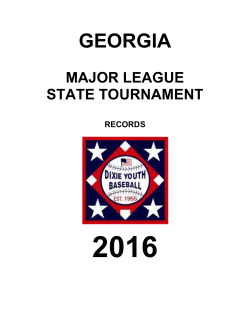 dixie youth baseball, inc - Georgia Dixie Youth Baseball