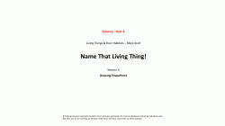 Name That Living Thing!